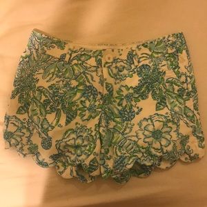 Lily Pulitzer Scalloped Shorts